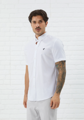 Picture of SHORT SLEEVE OXFORD - Shirt