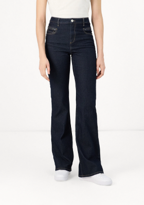 Picture of ONLSANDRA ZIP BOX - Flared Jeans